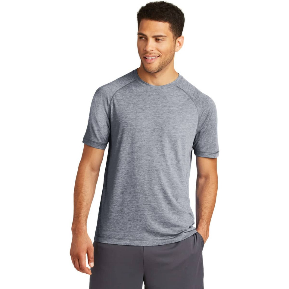 Sport-Tek  PosiCharge  Tri-Blend Wicking Raglan Tee
