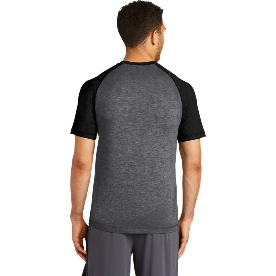 Sport-Tek  PosiCharge  Tri-Blend Wicking Raglan Tee