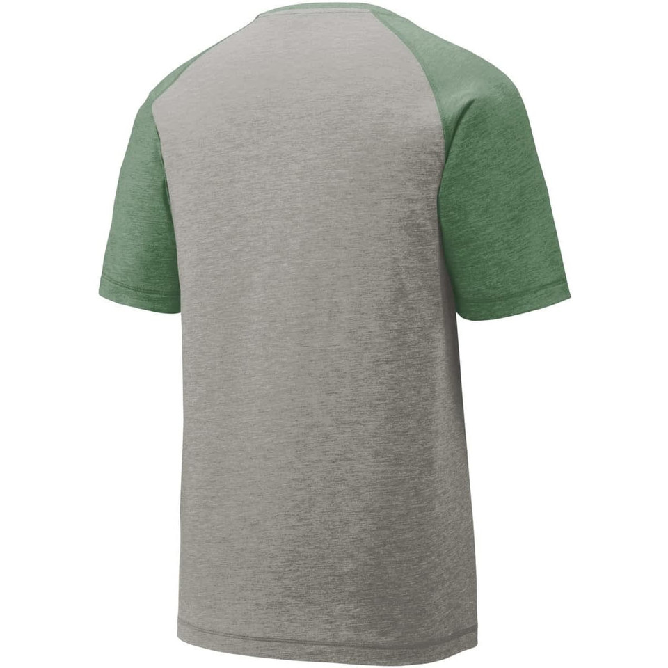 Sport-Tek  PosiCharge  Tri-Blend Wicking Raglan Tee