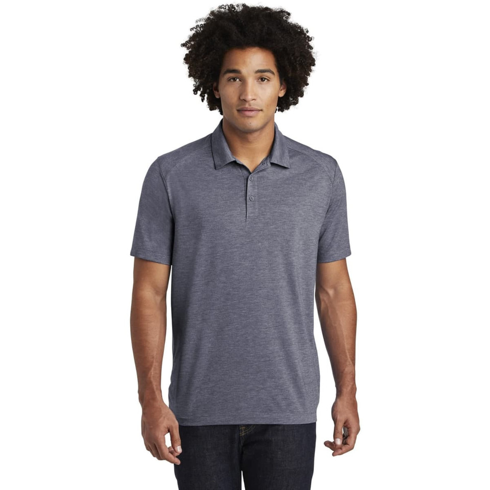 Sport-Tek  PosiCharge  Tri-Blend Wicking Polo