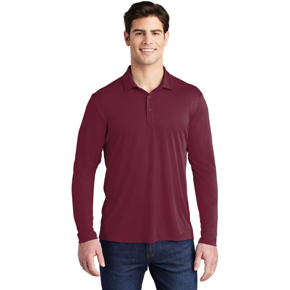 Sport-Tek Posi-UV Pro Long Sleeve Polo