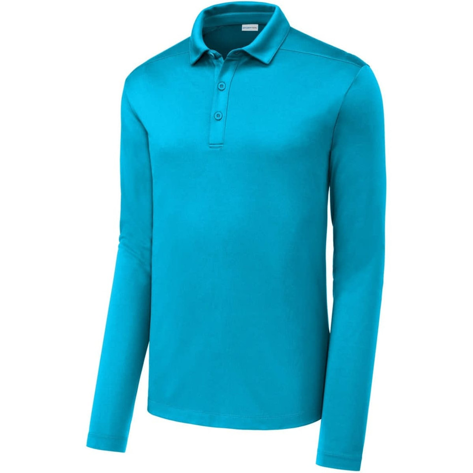 Sport-Tek Posi-UV Pro Long Sleeve Polo