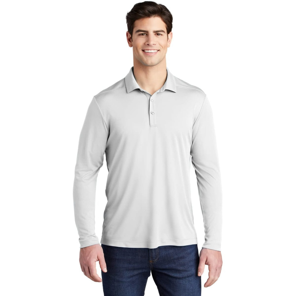 Sport-Tek Posi-UV Pro Long Sleeve Polo