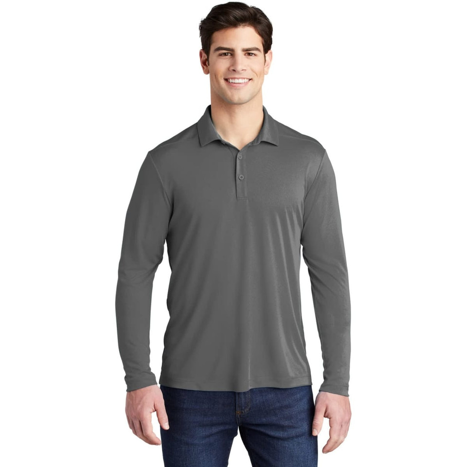 Sport-Tek Posi-UV Pro Long Sleeve Polo