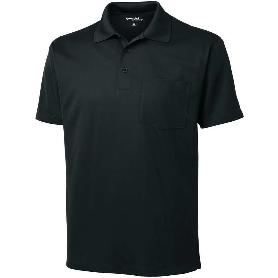 Sport-Tek Micropique Sport-Wick Pocket Polo