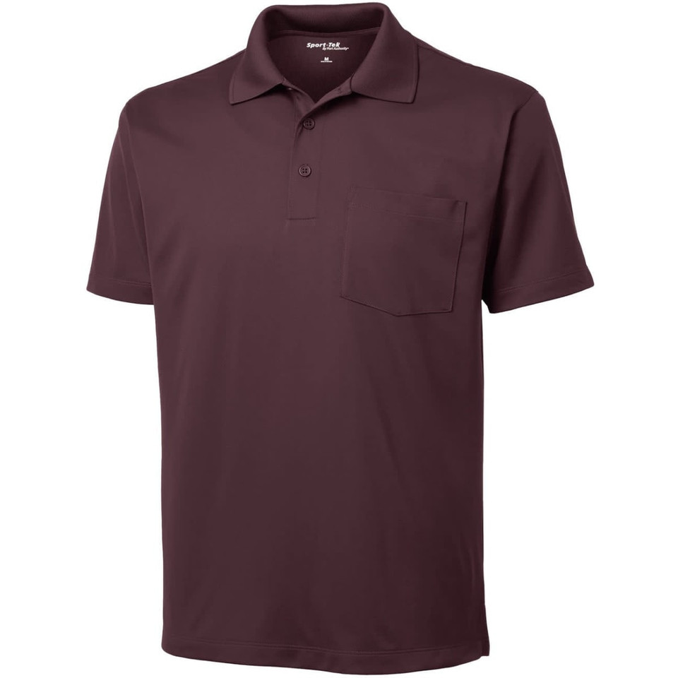 Sport-Tek Micropique Sport-Wick Pocket Polo