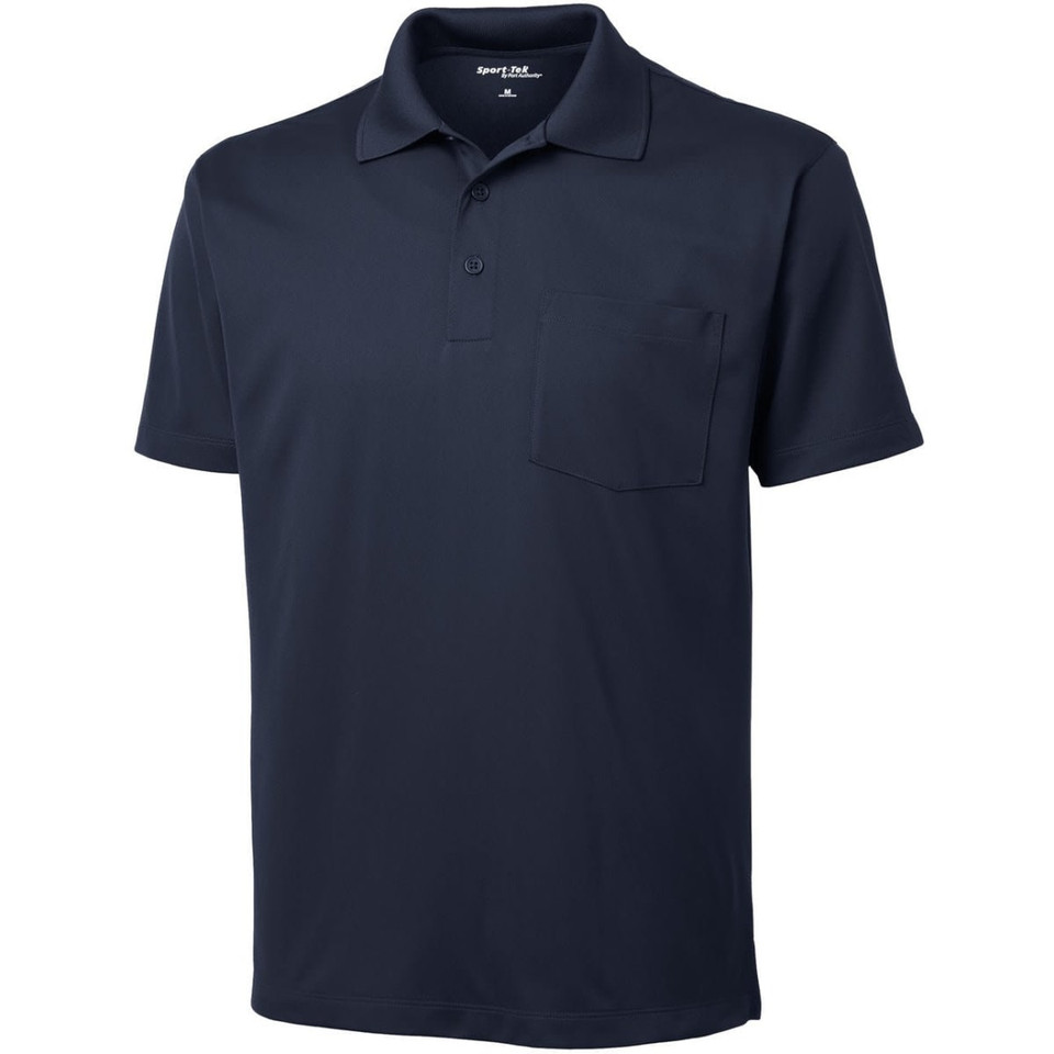 Sport-Tek Micropique Sport-Wick Pocket Polo