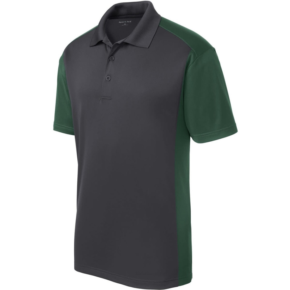 Sport-Tek Colorblock Micropique Sport-Wick Polo