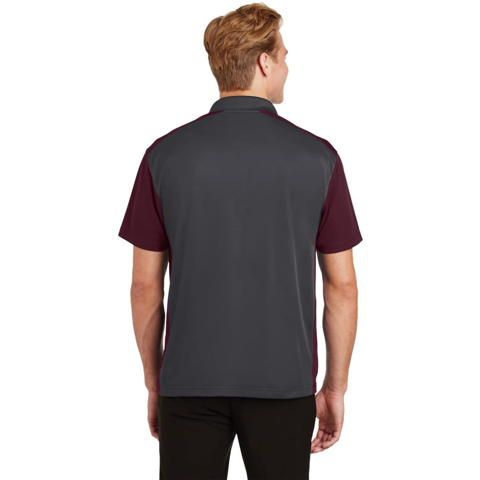 Sport-Tek Colorblock Micropique Sport-Wick Polo