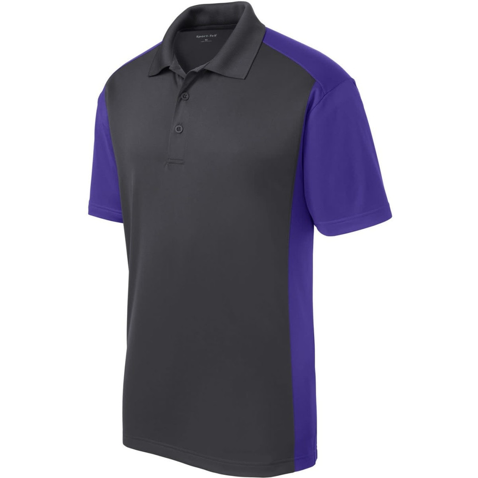 Sport-Tek Colorblock Micropique Sport-Wick Polo