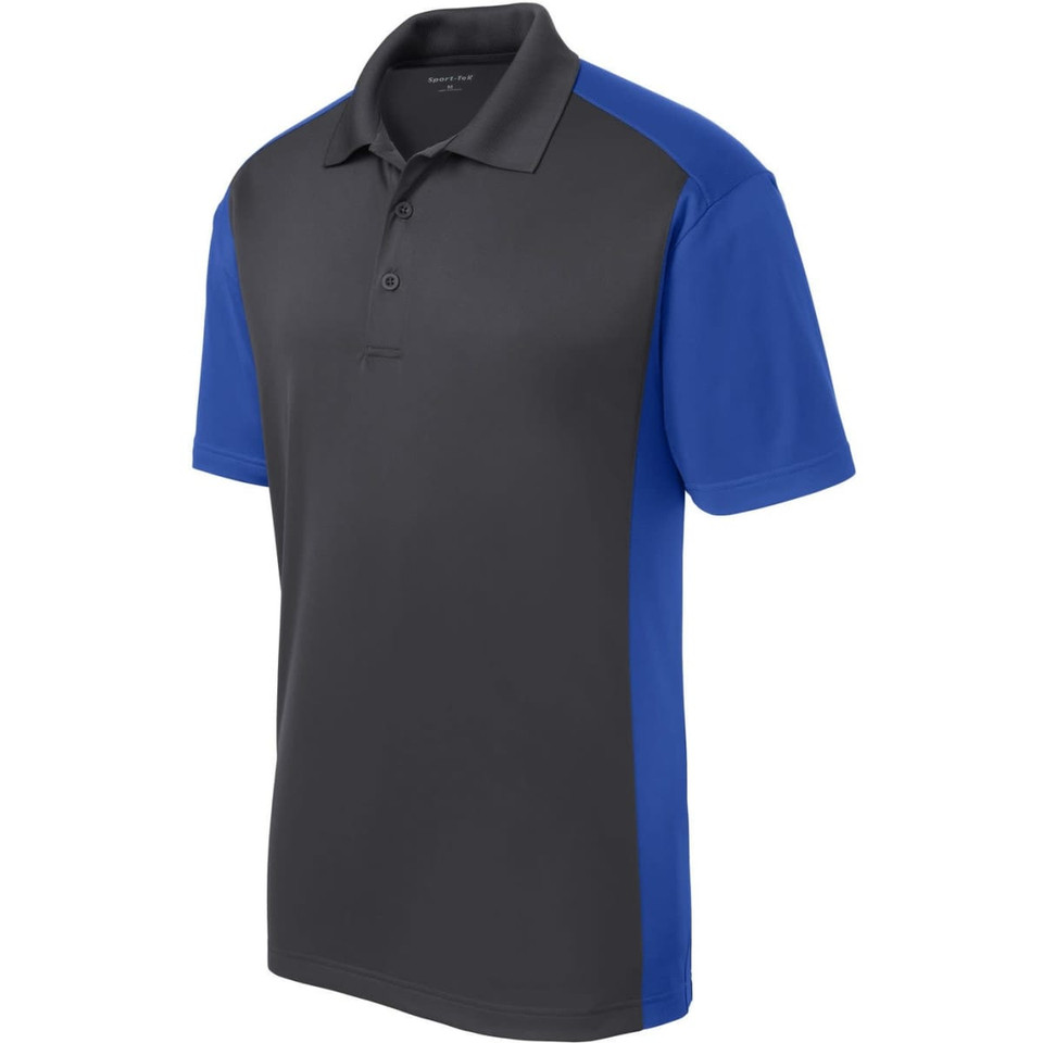 Sport-Tek Colorblock Micropique Sport-Wick Polo