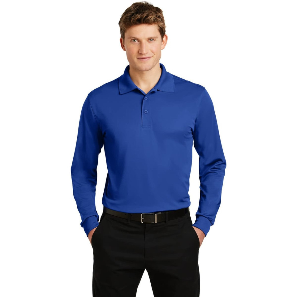 Sport-Tek Long Sleeve Micropique Sport-Wick Polo