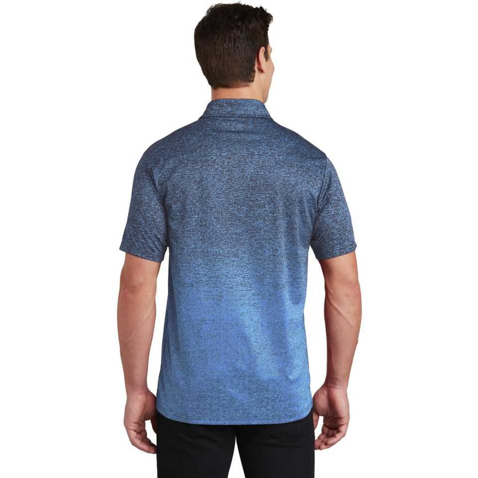 Sport-Tek Ombre Heather Polo
