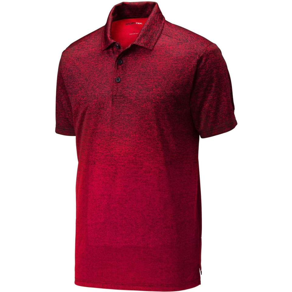 Sport-Tek Ombre Heather Polo