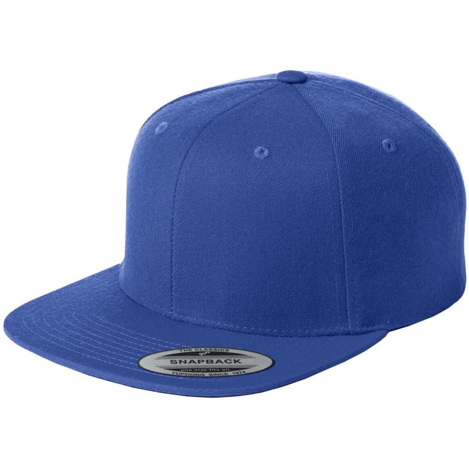 Sport-Tek Yupoong Flat Bill Snapback Cap