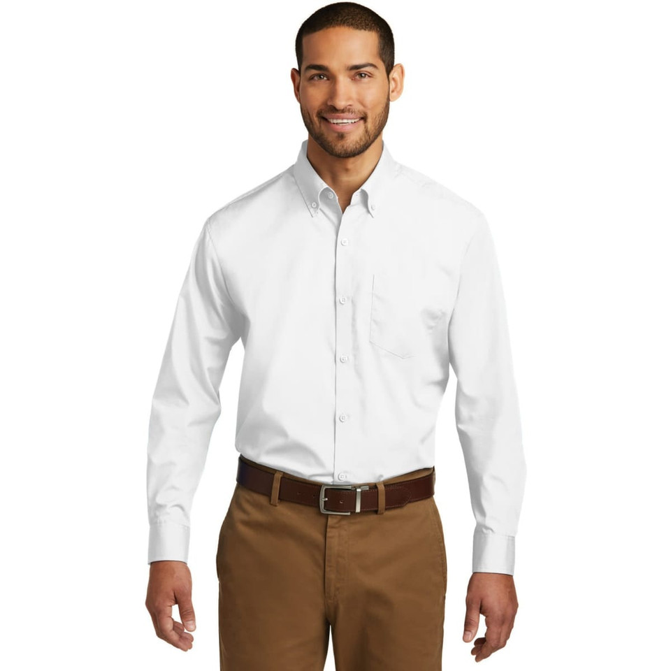 Port Authority Long Sleeve Carefree Poplin Shirt