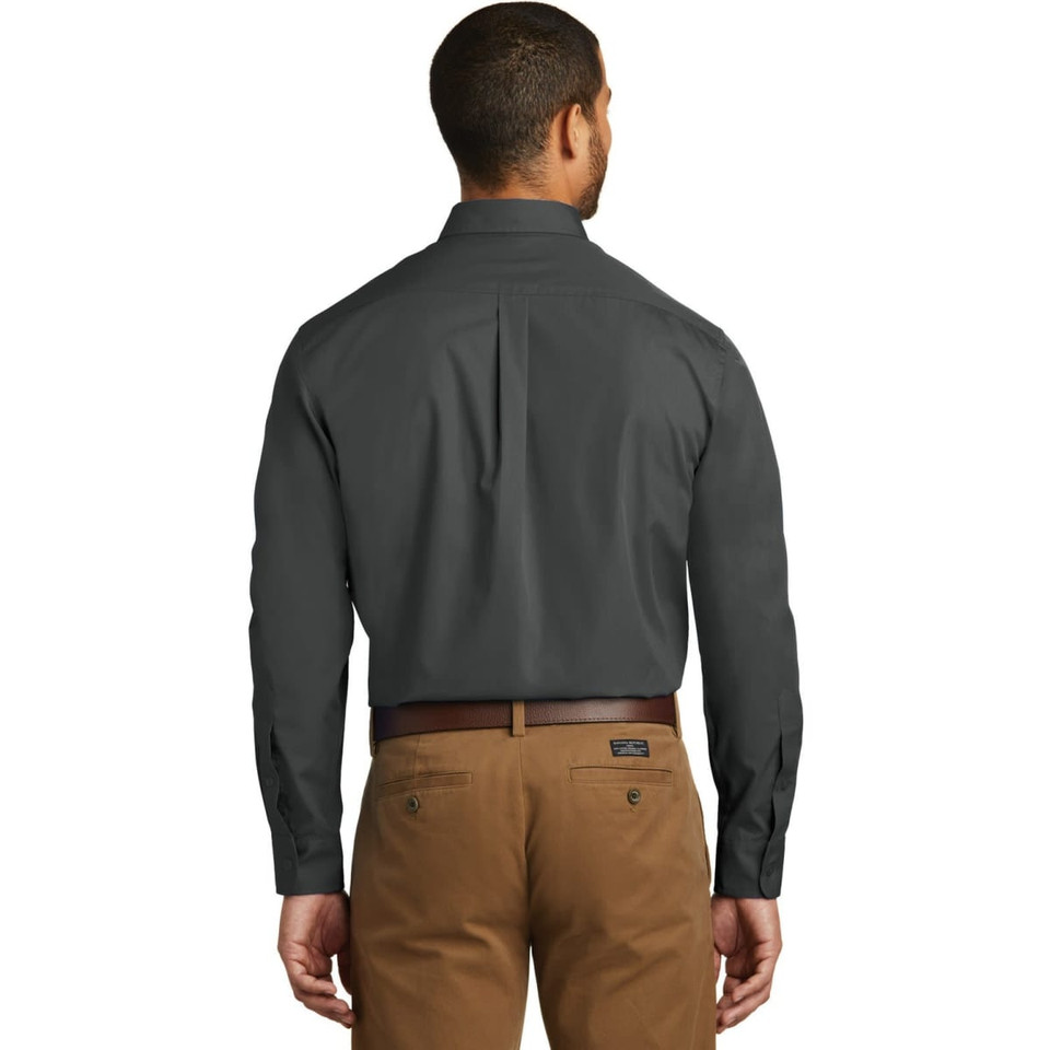 Port Authority Long Sleeve Carefree Poplin Shirt