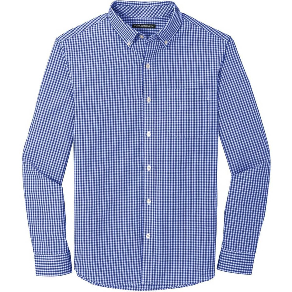 Port Authority Broadcloth Gingham Easy Care Shirt