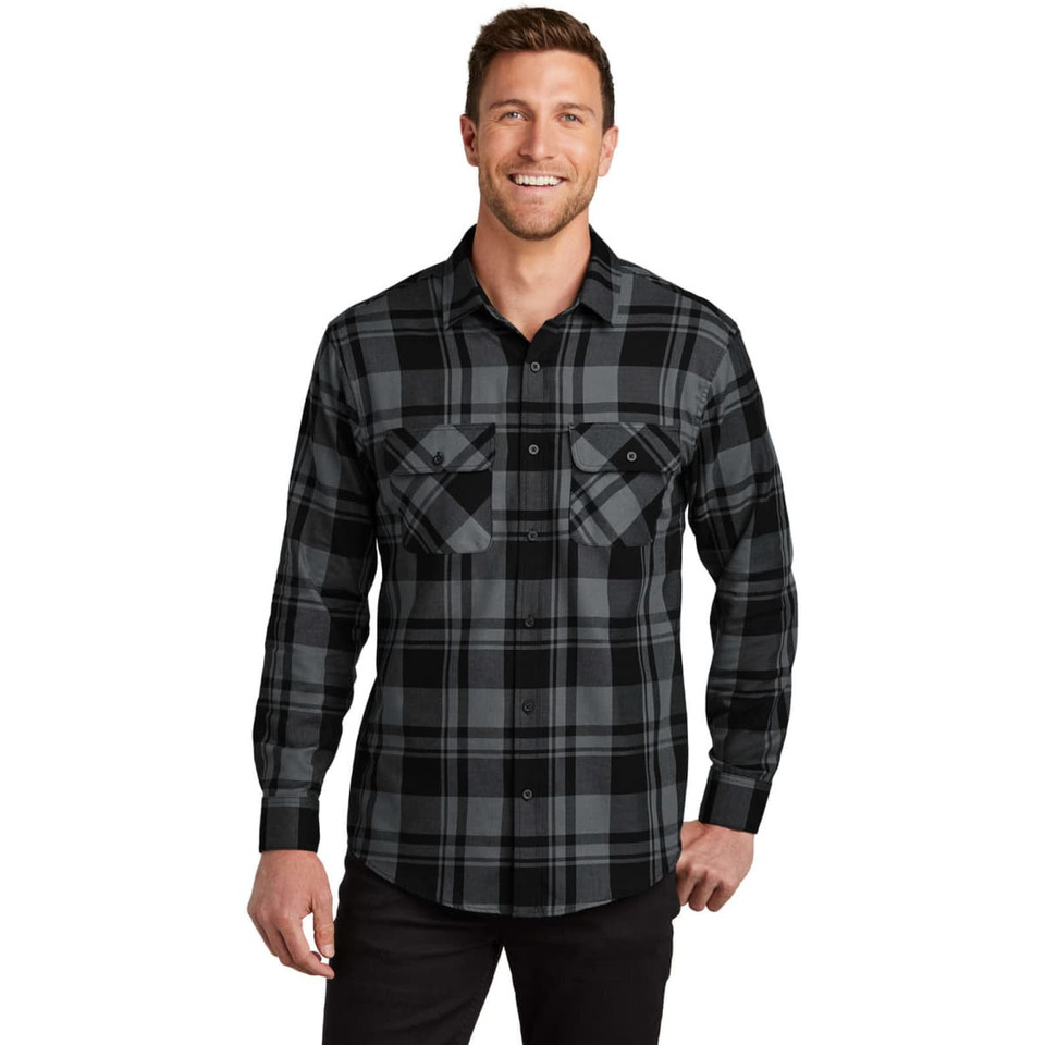 Port Authority Plaid Flannel Shirt