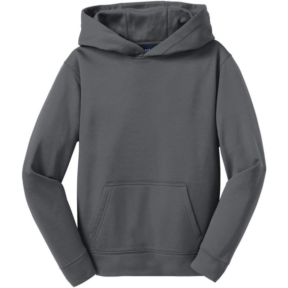 Sport-Tek Youth Sport-Wick Fleece Hooded Pullover