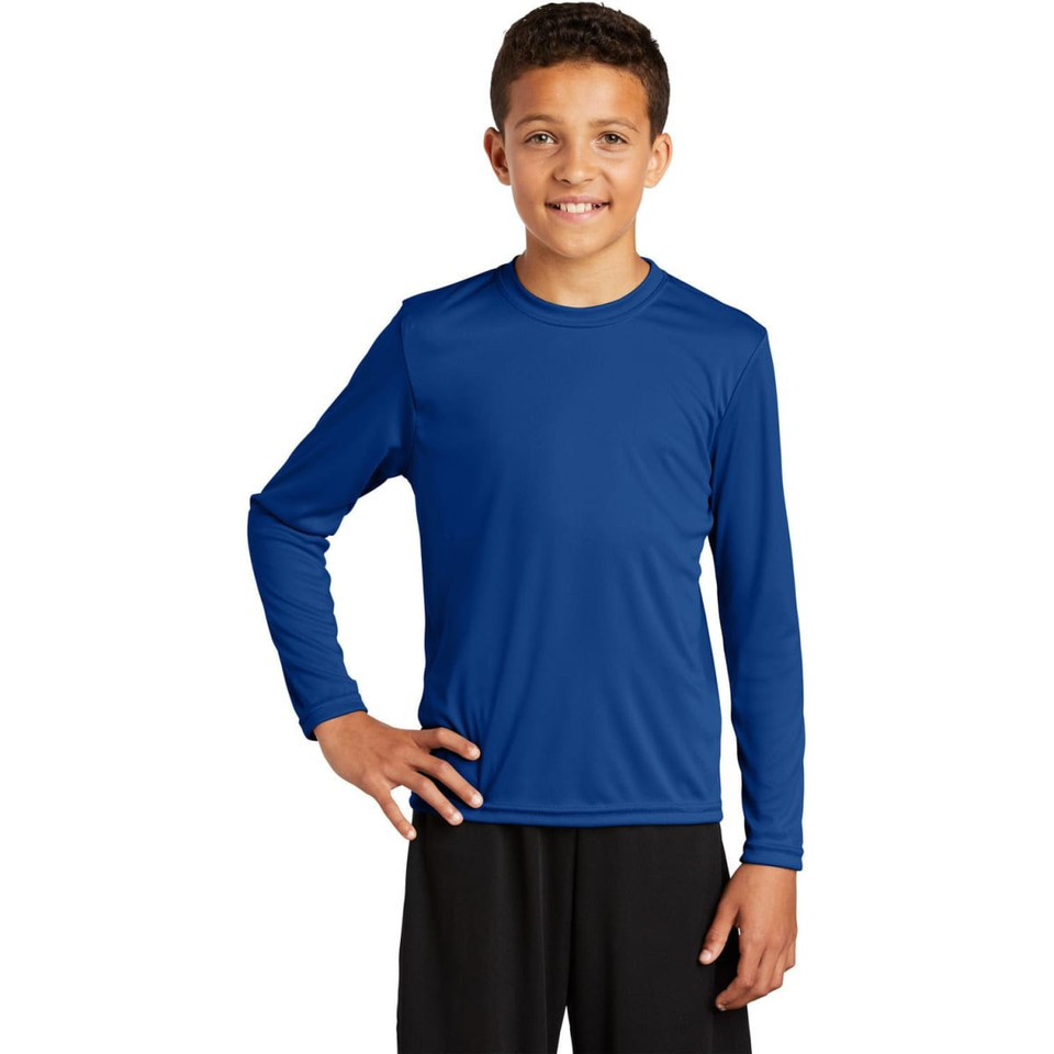 Sport-Tek Youth Long Sleeve PosiCharge Competitor Tee