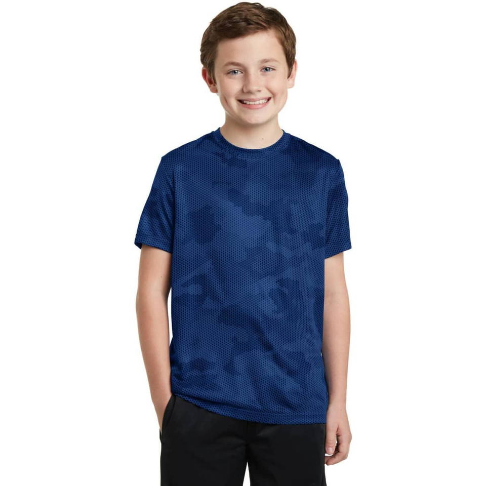 Sport-Tek Youth CamoHex Tee