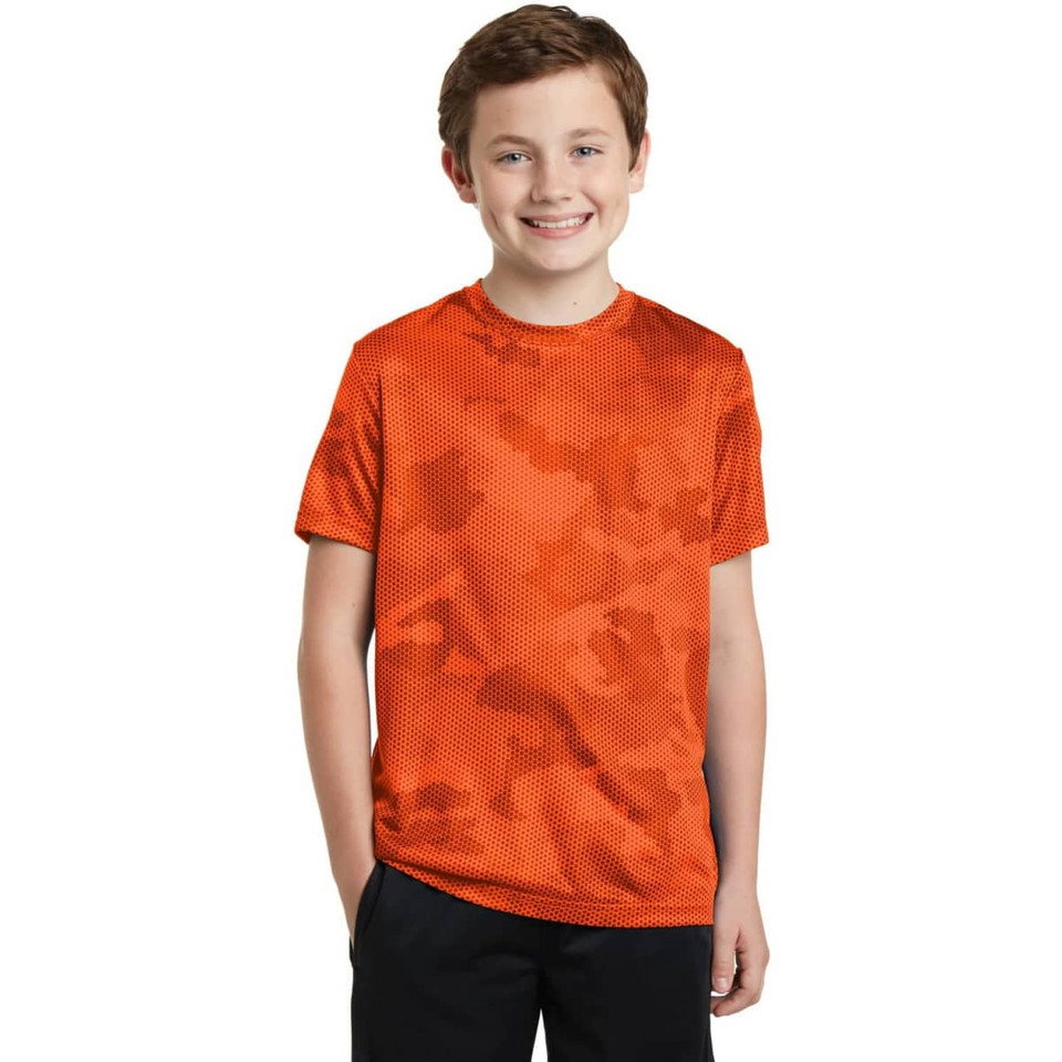 Sport-Tek Youth CamoHex Tee