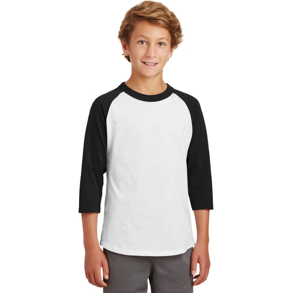 Sport-Tek Youth Colorblock Raglan Jersey