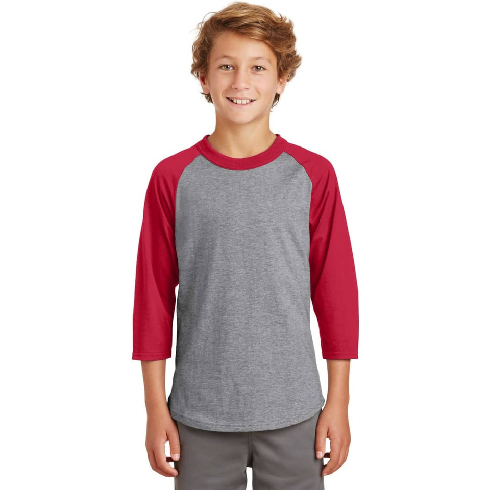 Sport-Tek Youth Colorblock Raglan Jersey