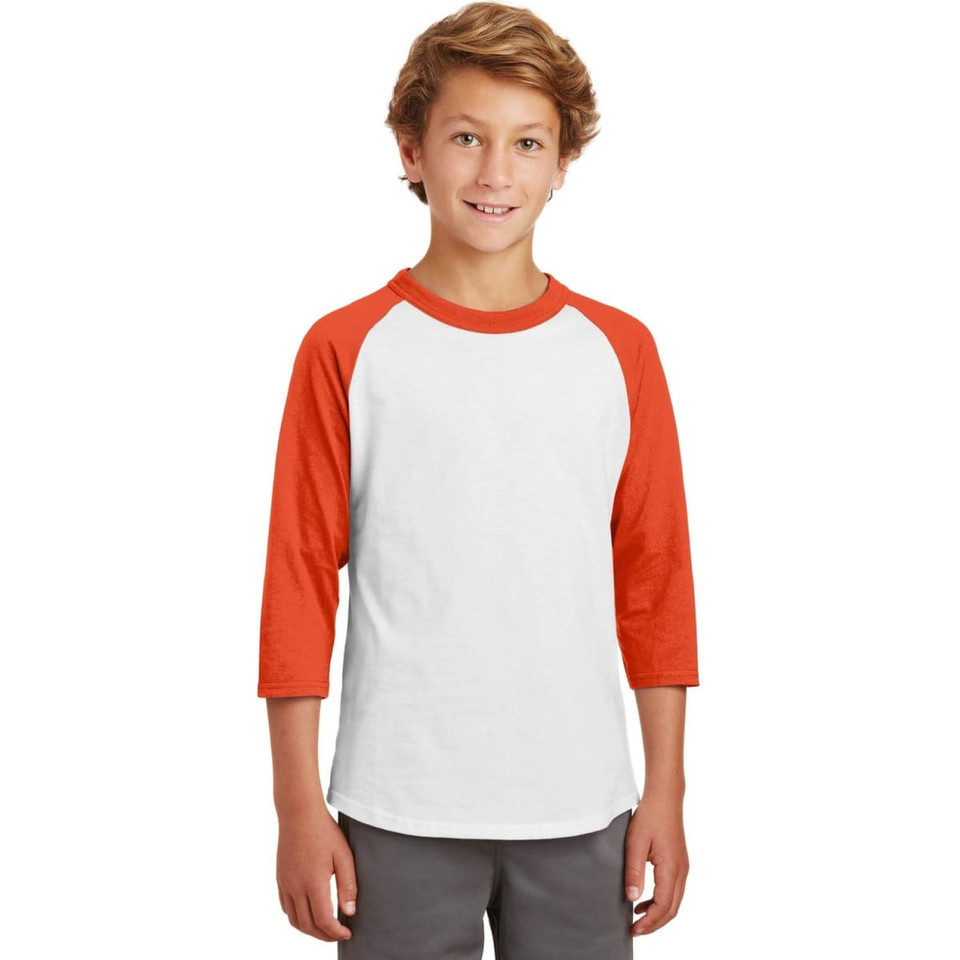 Sport-Tek Youth Colorblock Raglan Jersey