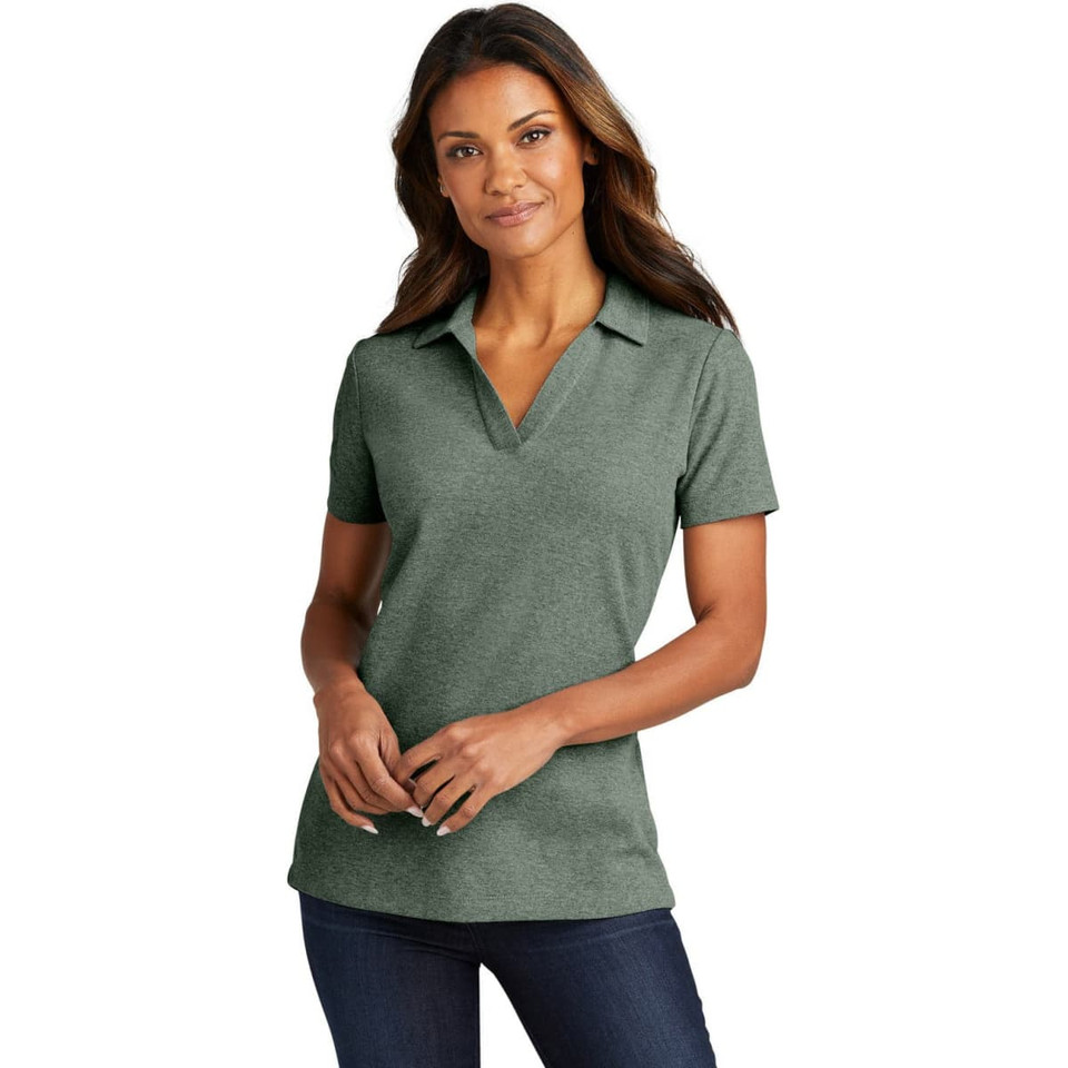 Port Authority Ladies C-FREE Cotton Blend Pique Polo