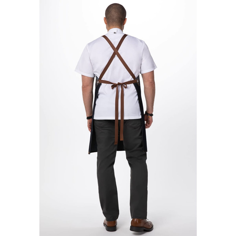 Memphis Denim Cross Back Apron
