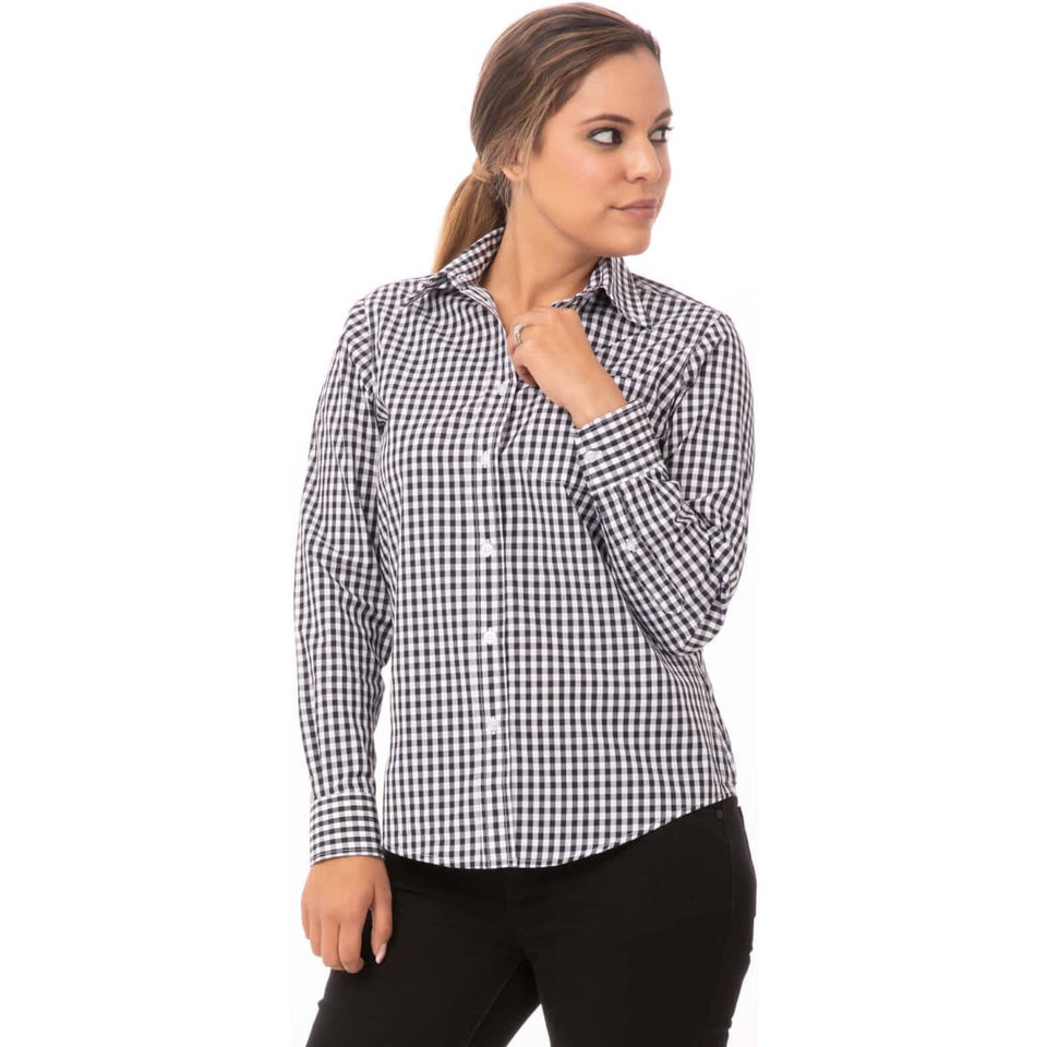 Women's Gingham Dress Shirt
