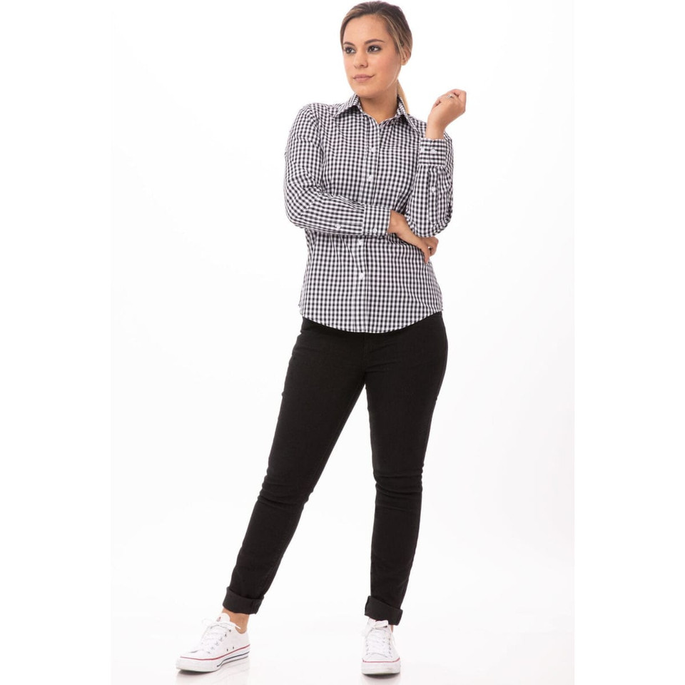 Women's Gingham Dress Shirt