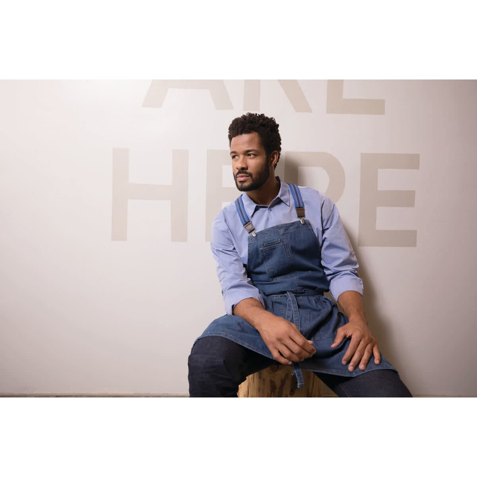 Modern Chambray Men's Dress Shirt
