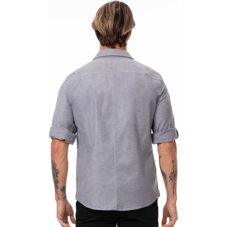 Modern Oxford Men's Classic Shirt- Blue
