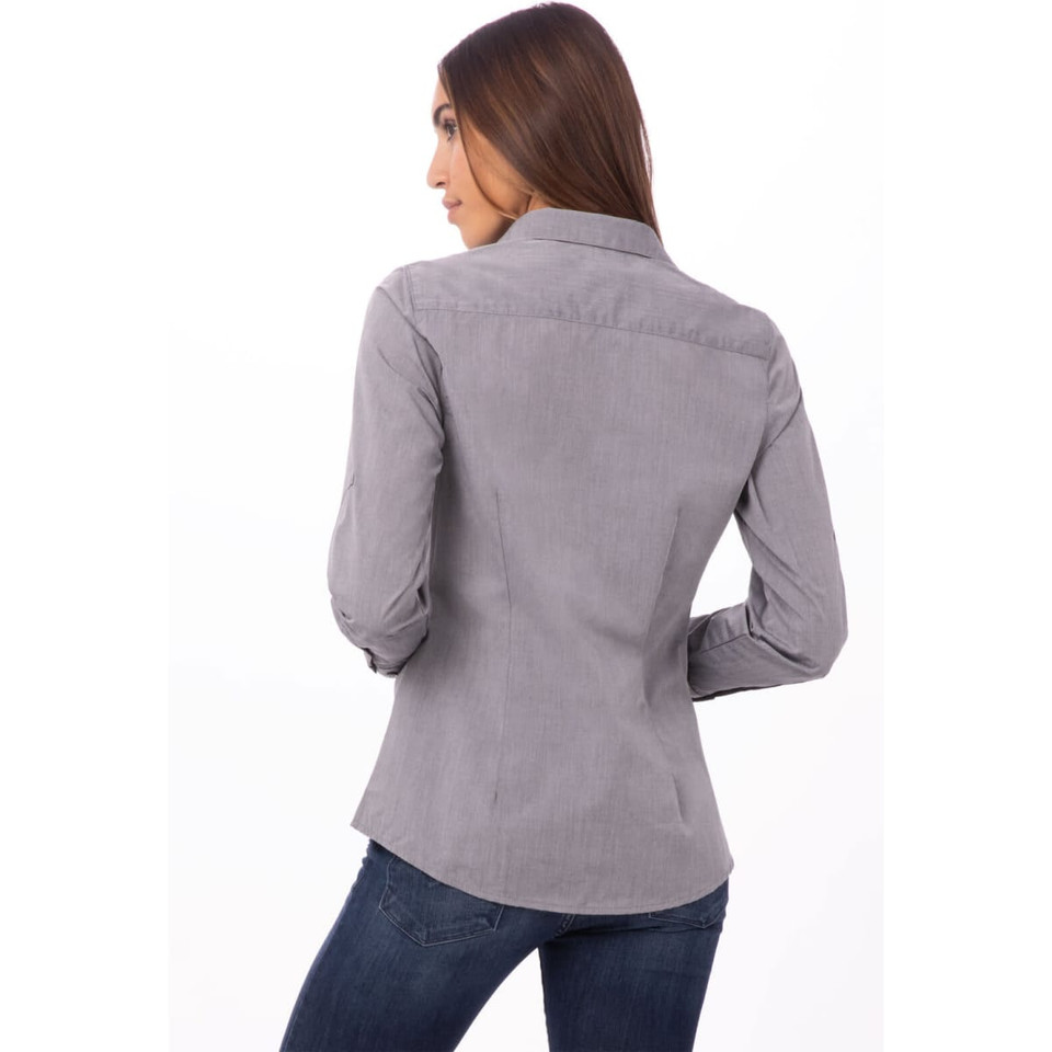 Modern Chambray Women's Dress Shirt