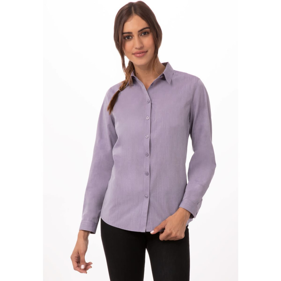 Modern Chambray Women's Dress Shirt