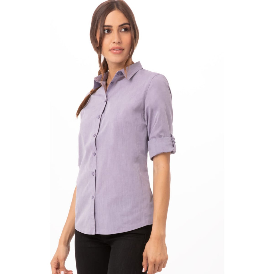 Modern Chambray Women's Dress Shirt