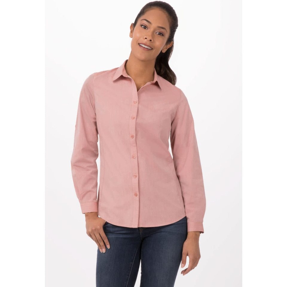 Modern Chambray Women's Dress Shirt