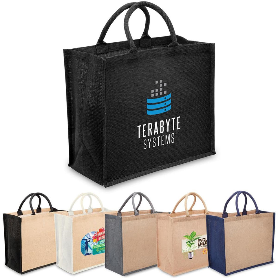 Eco Jute Tote with wide gusset