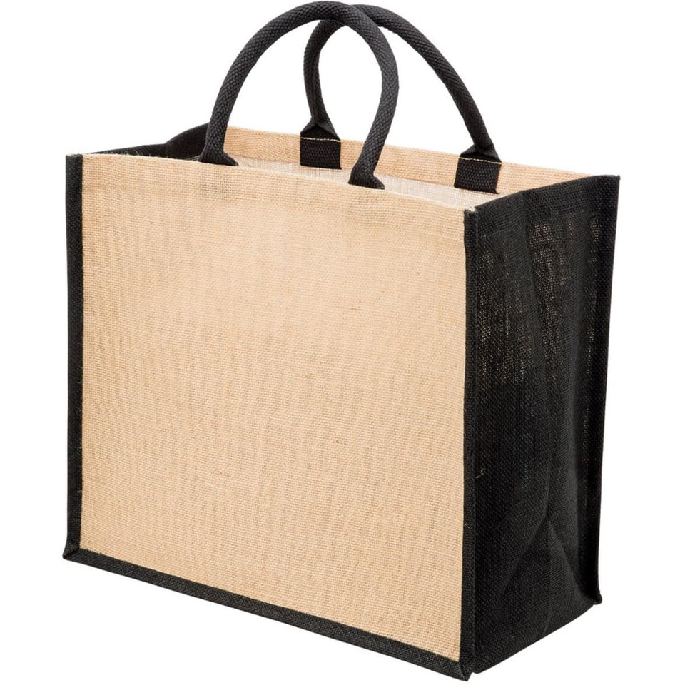 Eco Jute Tote with wide gusset
