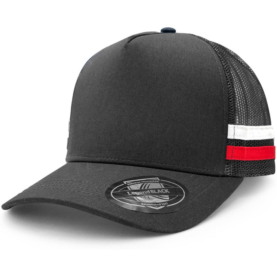 Striped Trucker