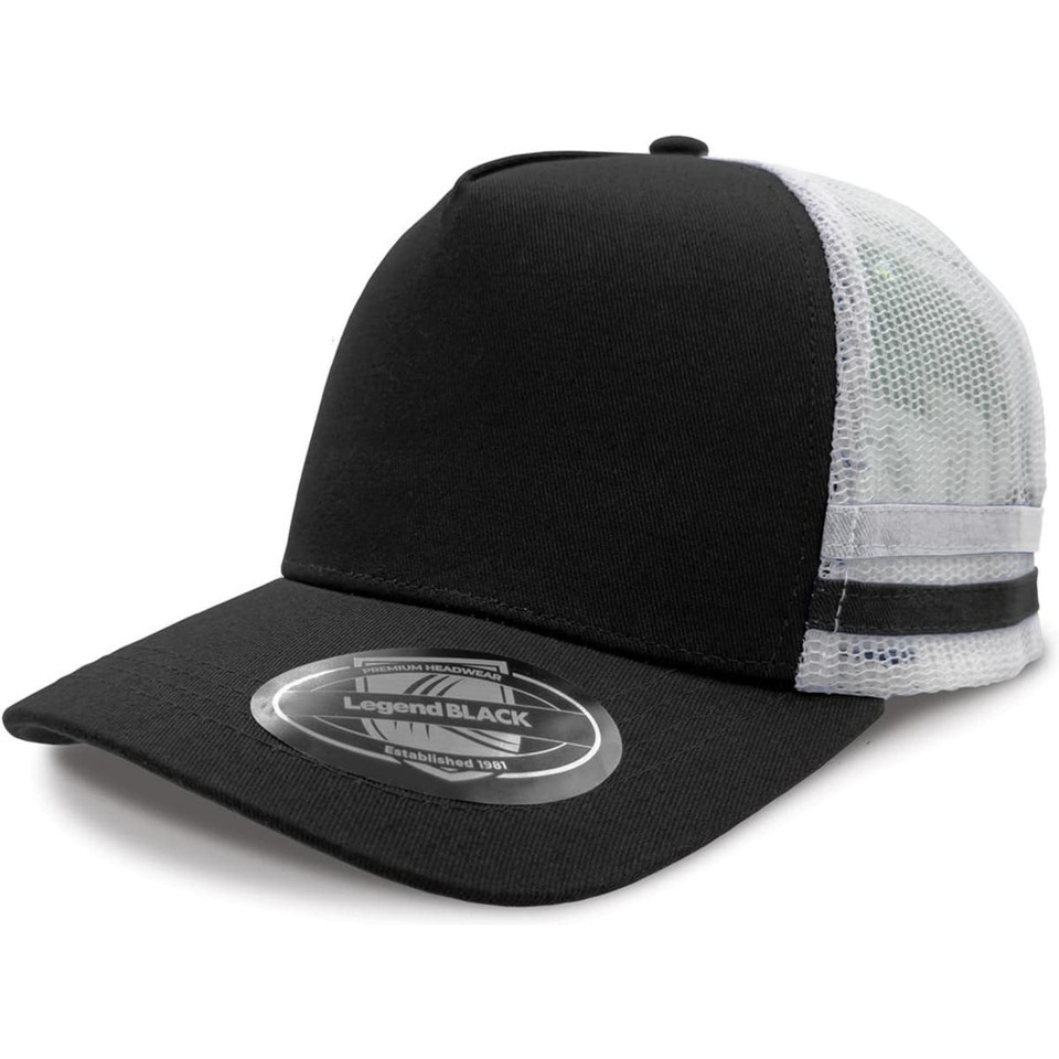 Striped Trucker