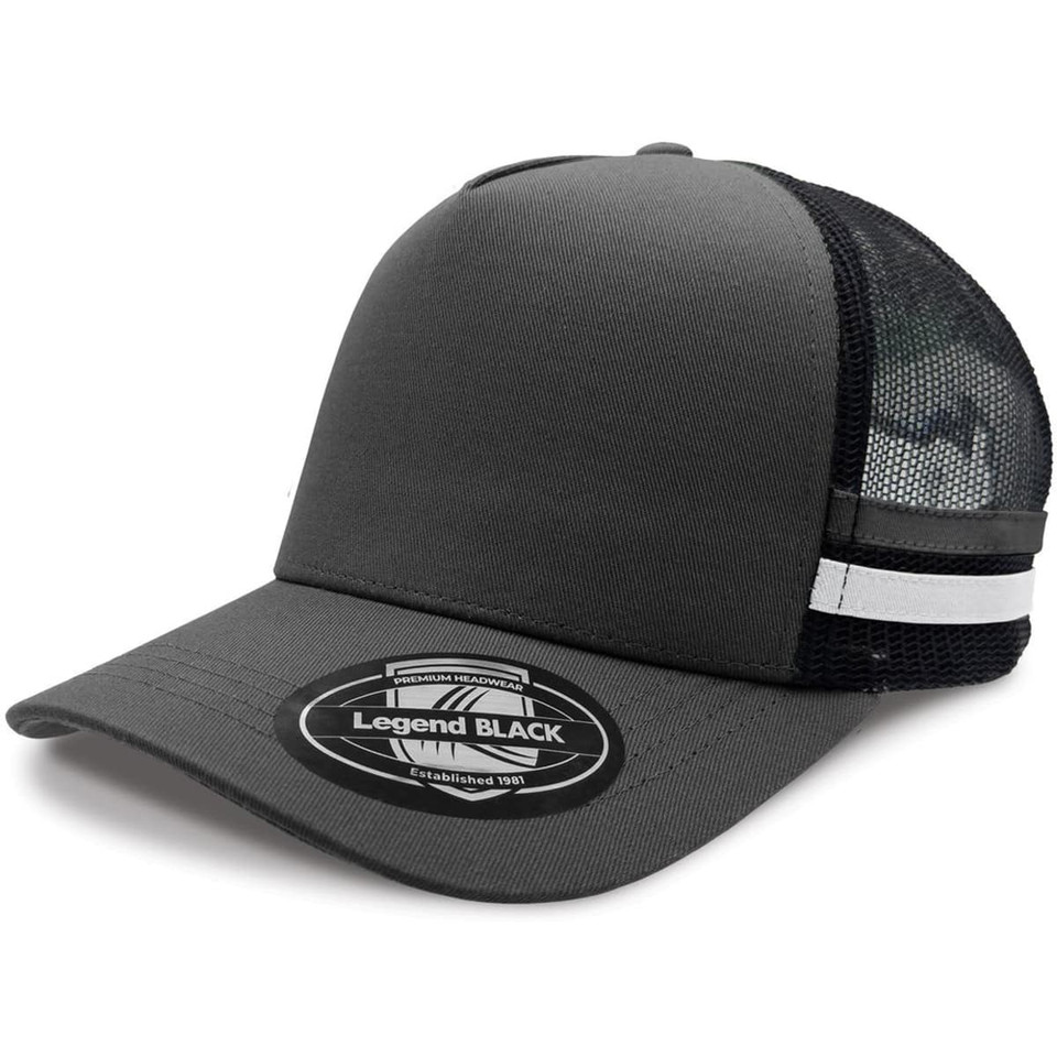 Striped Trucker