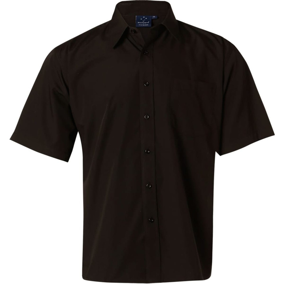 Man's poplin shirt,short sleeve