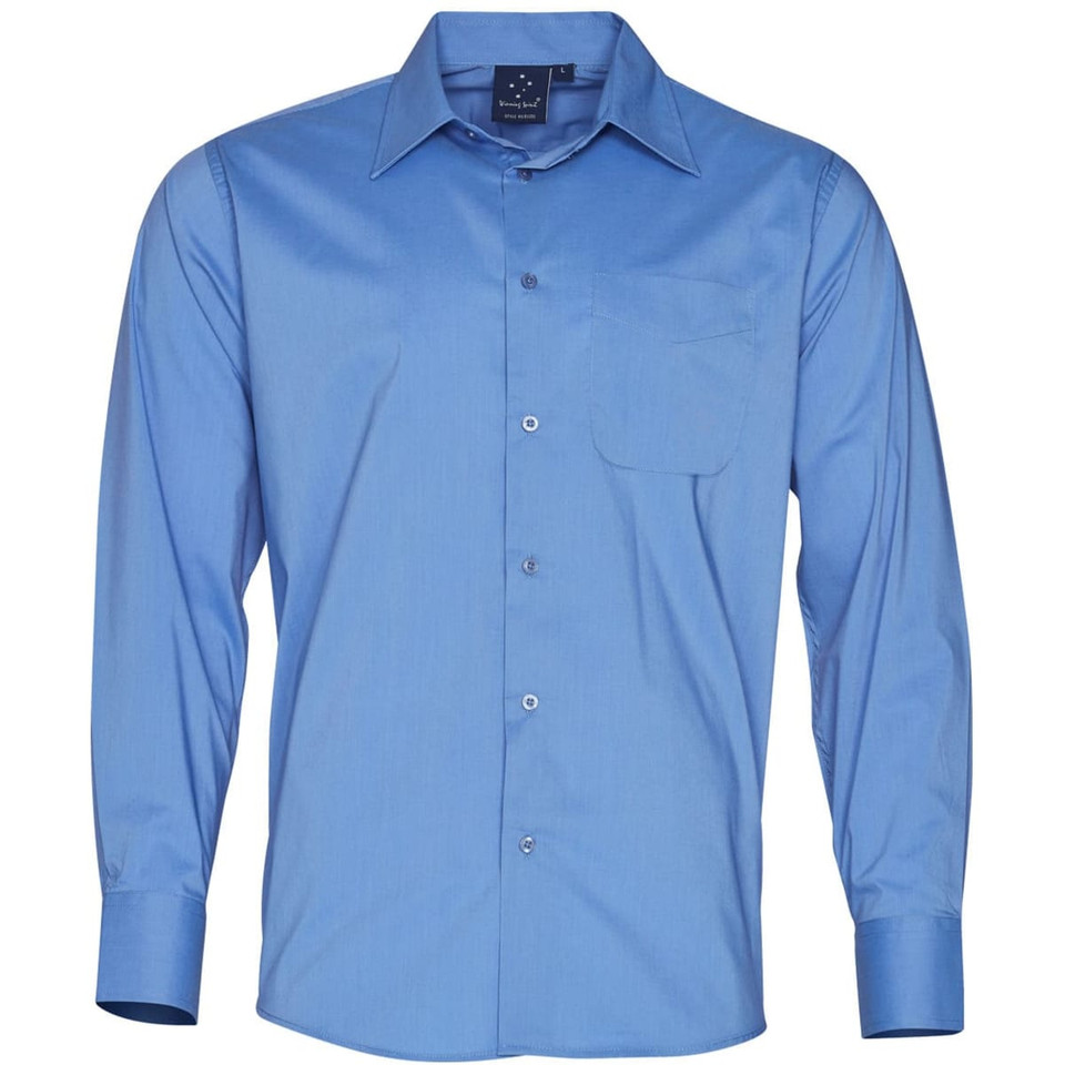 Mens L/S Teflon business shirt