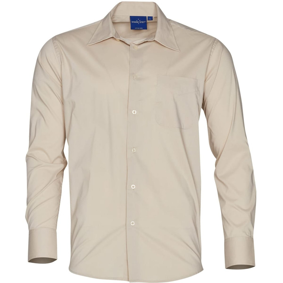 Mens L/S Teflon business shirt