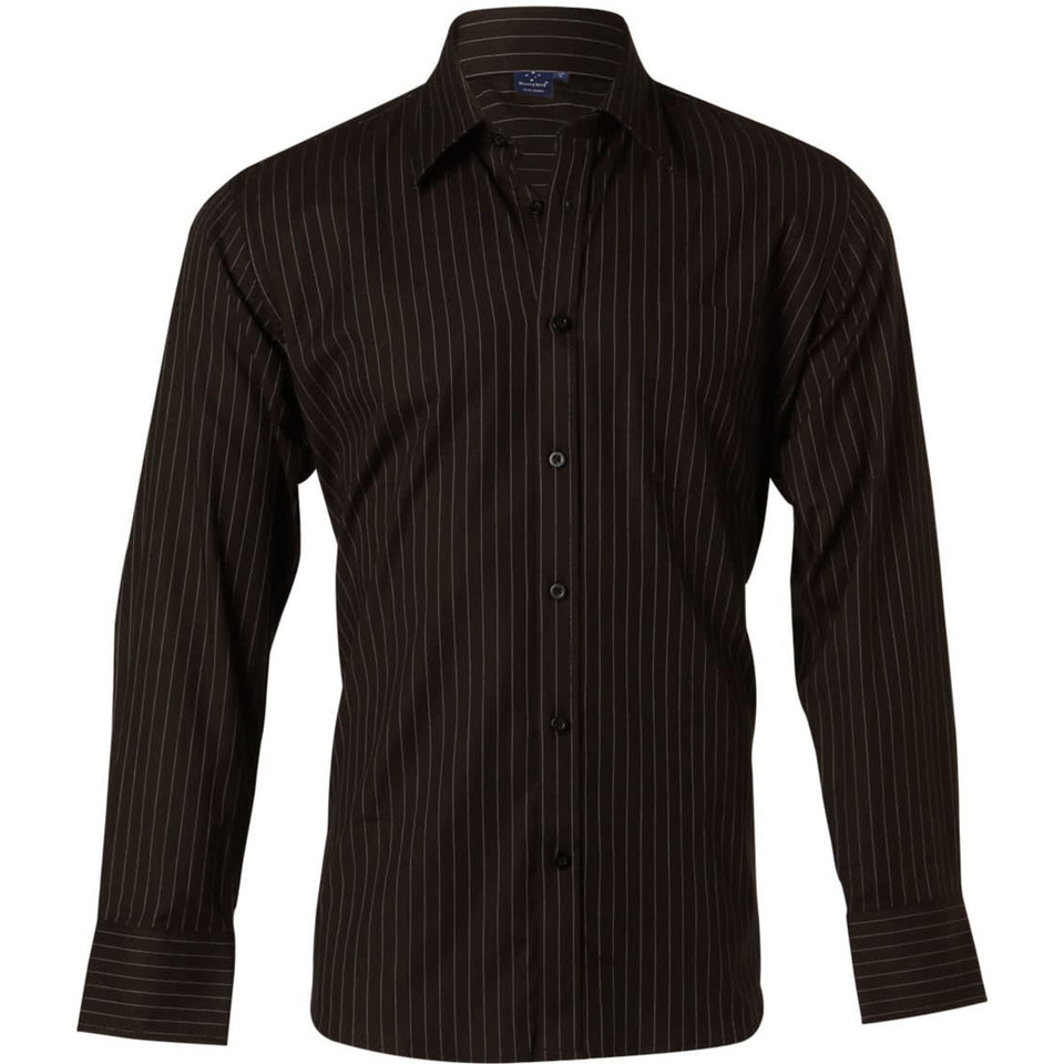 Mens L/S Stripe Shirt