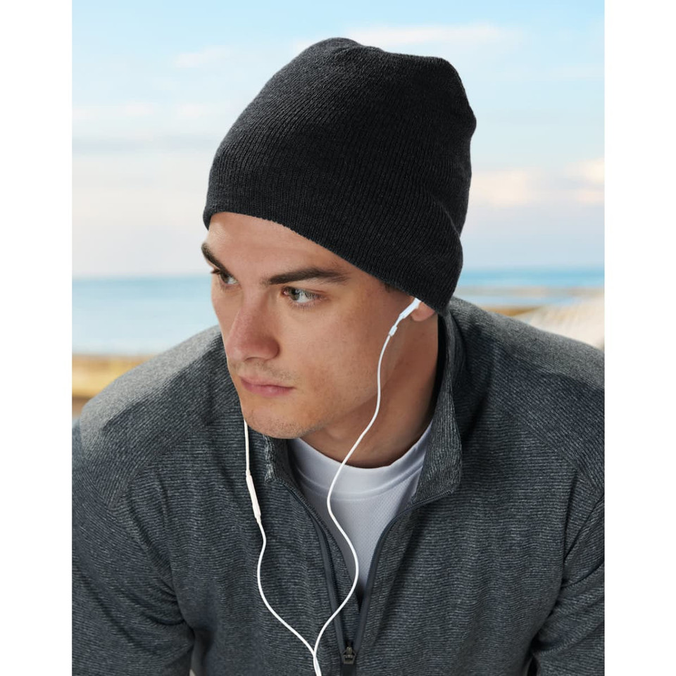 Acrylic Knitted Marl Beanie